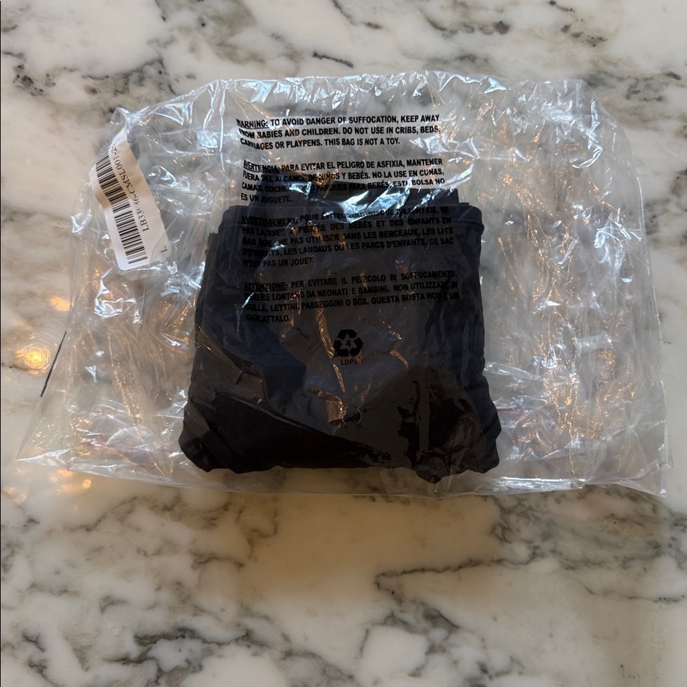 New Quince Second Skin Thong 6 Pack Black Sz L and S - Picture 10 of 10